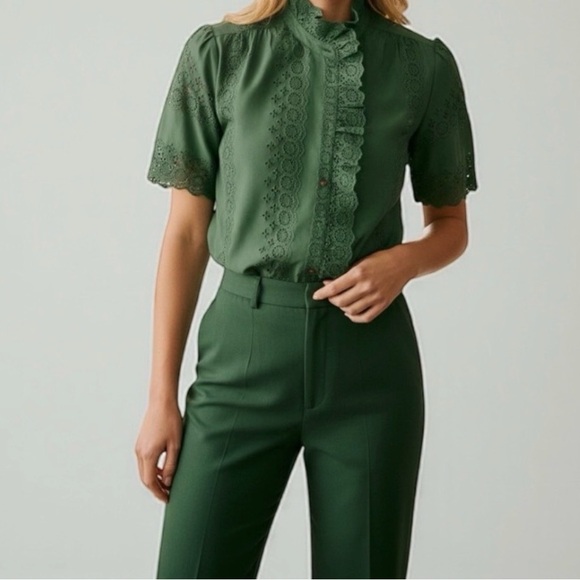 Sezane Tops - Sezane Dalhia Button Down Top